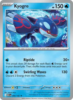Kyogre — Mega Evolution #34