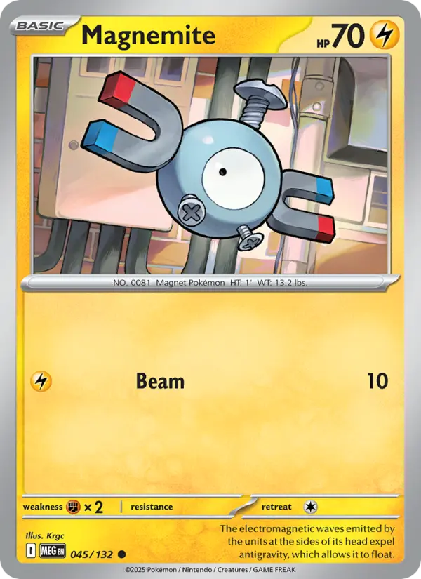 Magnemite 45 — Mega Evolution 45, Normal finish