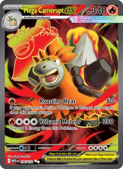 Mega Camerupt ex — Mega Evolution #156