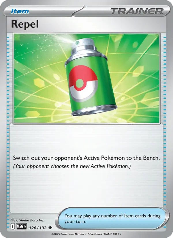 Repel 126 card from Mega Evolution