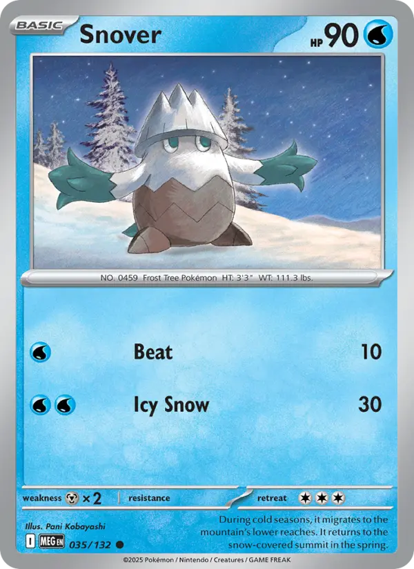 Snover 35 — Mega Evolution 35, Normal finish