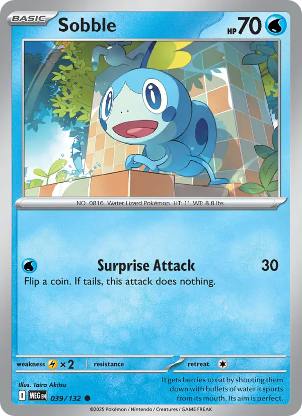 Sobble 39 — Mega Evolution 39, Normal finish