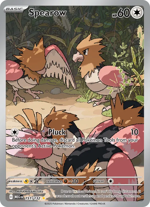 Spearow 151 — Mega Evolution 151, Holofoil finish