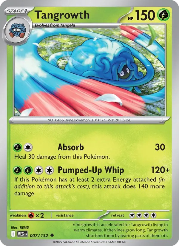 Tangrowth 7 — Mega Evolution 7, Normal finish