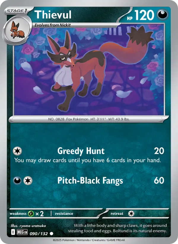 Thievul 90 — Mega Evolution 90, Normal finish