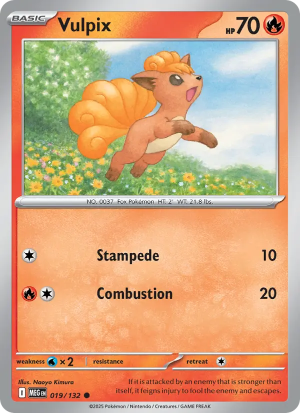 Vulpix 19 — Mega Evolution 19, Normal finish