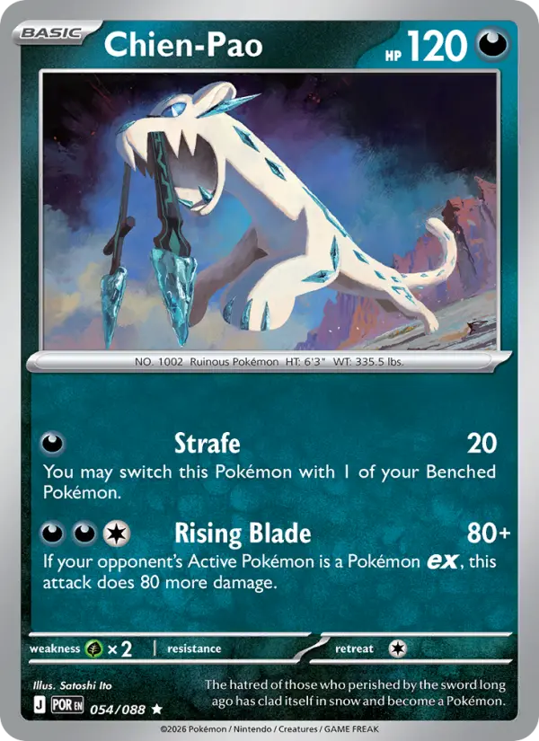 Chien-Pao 54 card from Perfect Order