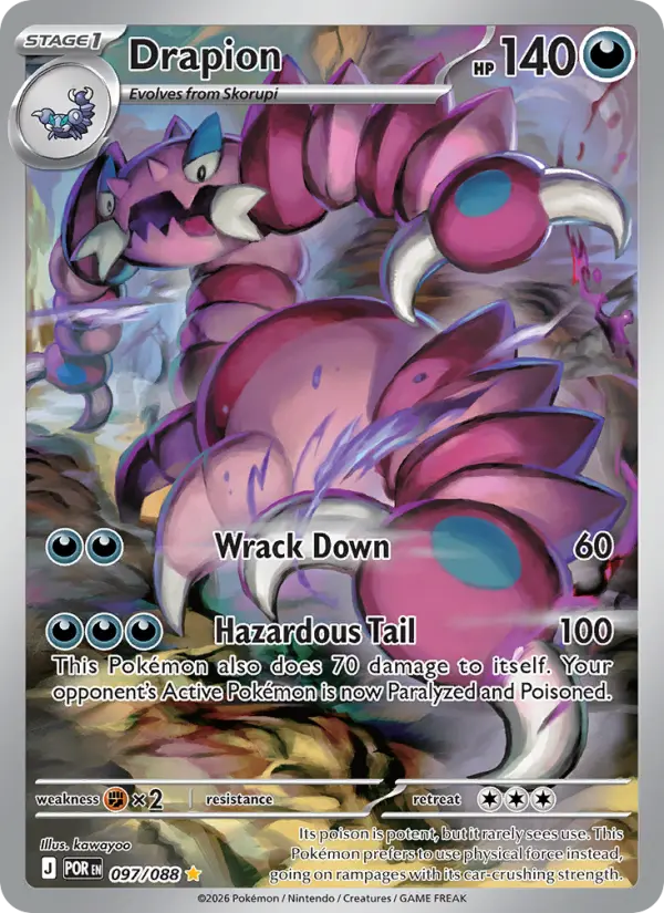 Drapion 97 — Perfect Order 97, Holofoil finish