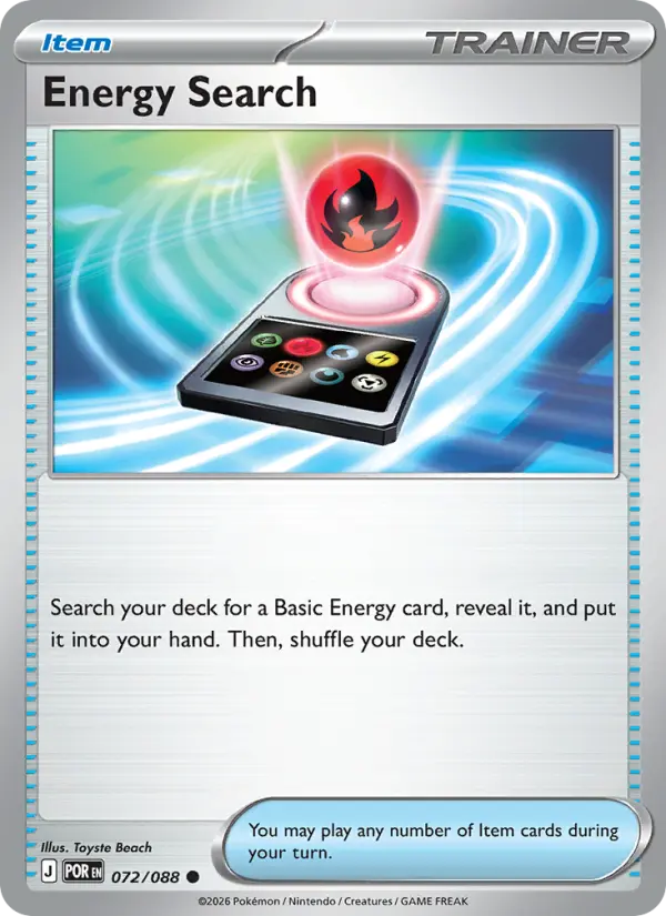 Energy Search 72 — Perfect Order 72, Normal finish