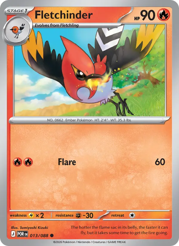 Fletchinder 13 card from Perfect Order