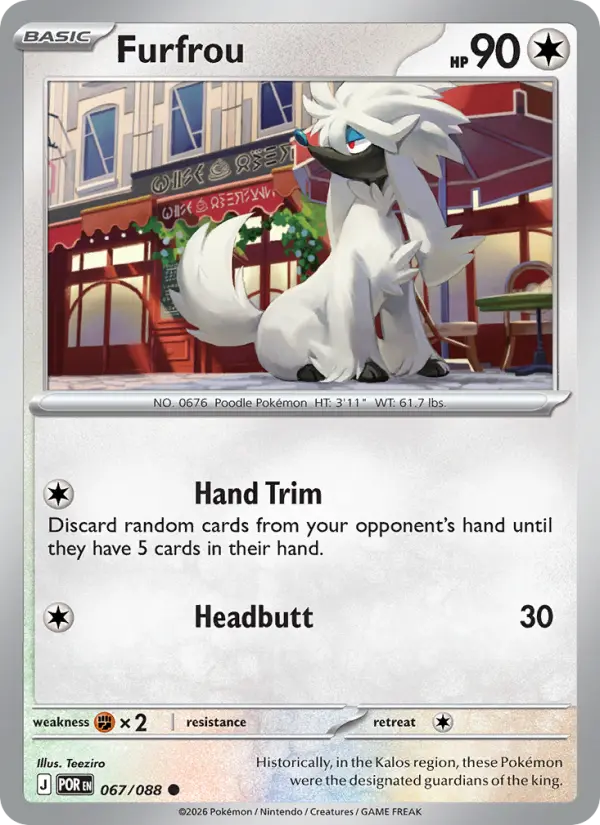Furfrou 67 — Perfect Order 67, Normal finish