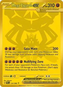 Mega Zygarde ex — Perfect Order 124