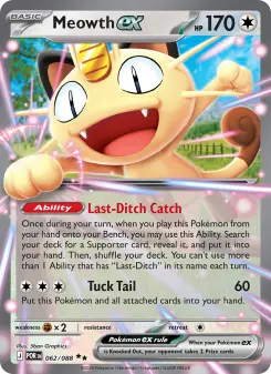 Meowth ex — Perfect Order #62