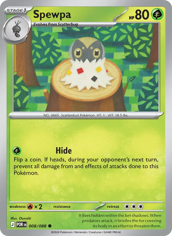 Spewpa 8 card from Perfect Order