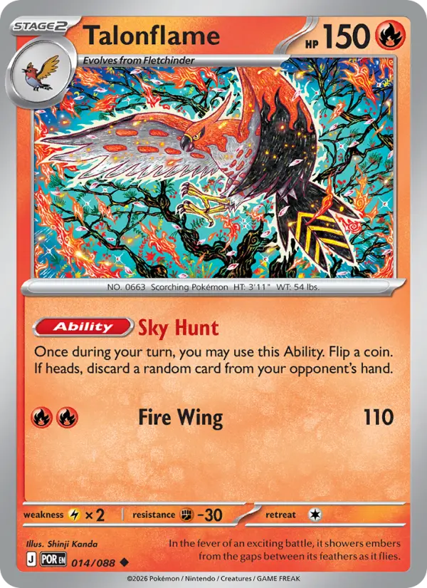 Talonflame 14 — Perfect Order 14, Normal finish
