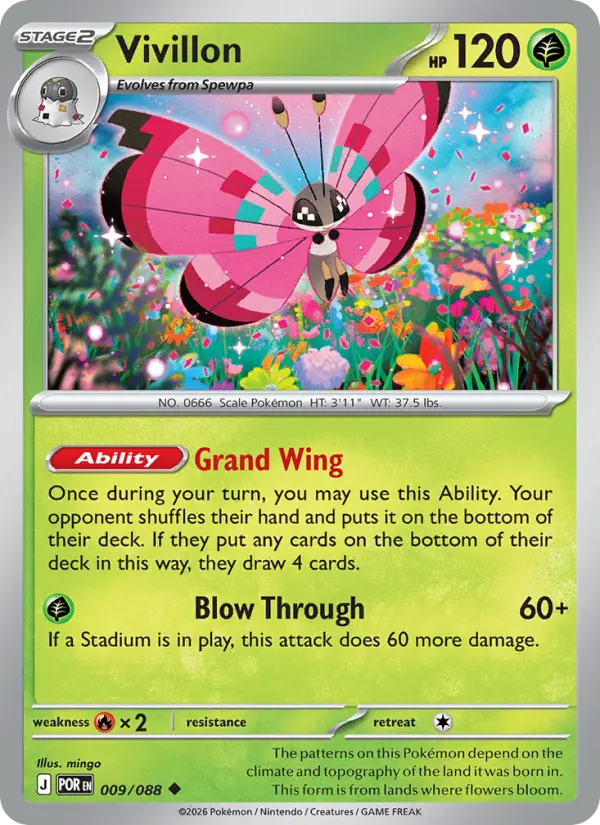 Vivillon 9 card from Perfect Order