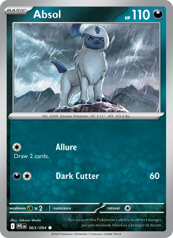 Absol 63 — Phantasmal Flames 63, Normal finish