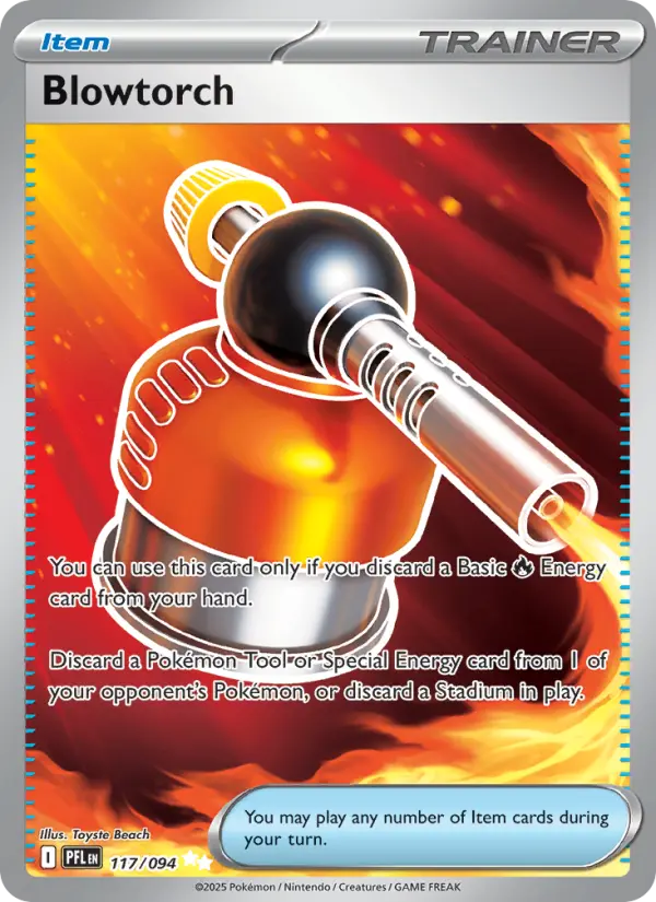Blowtorch 117 — Phantasmal Flames 117, Holofoil finish
