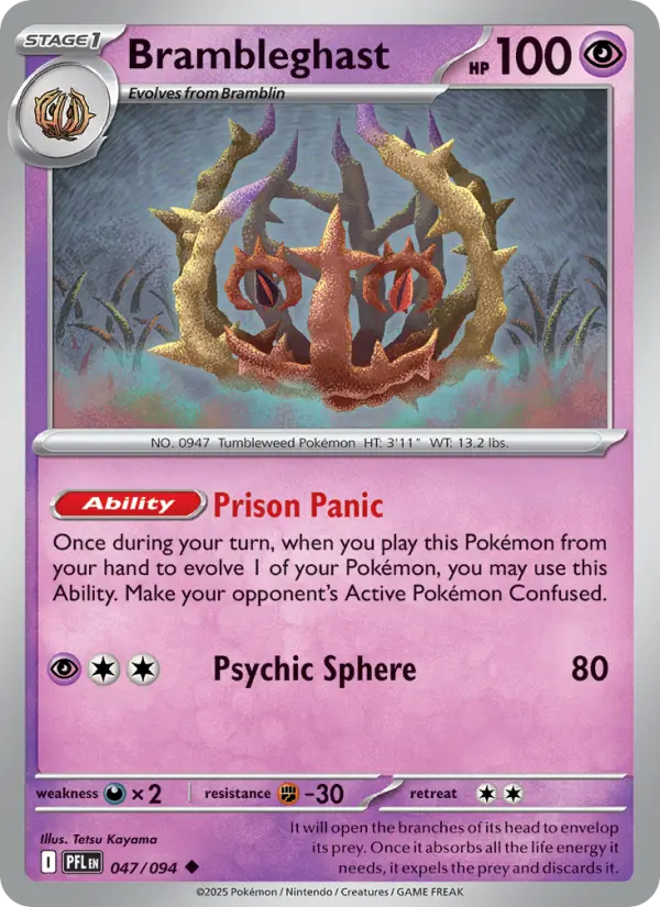 Brambleghast 47 card from Phantasmal Flames