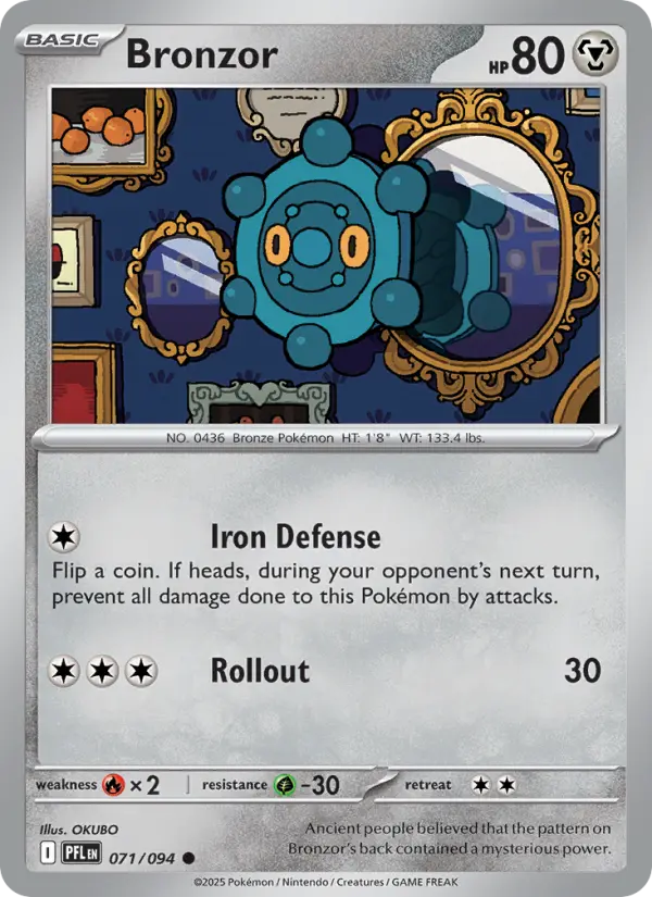 Bronzor 71 — Phantasmal Flames 71, Normal finish