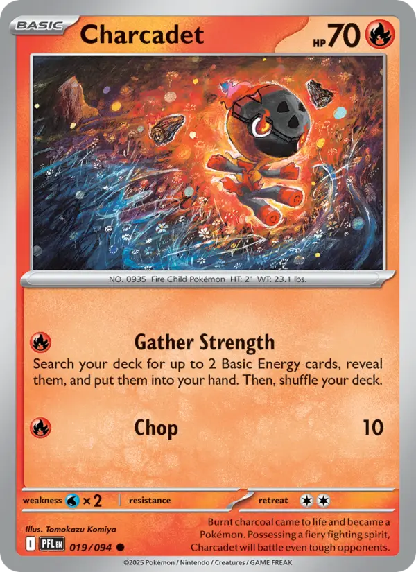 Charcadet 19 card from Phantasmal Flames