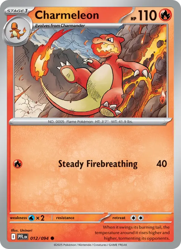 Charmeleon 12 card from Phantasmal Flames