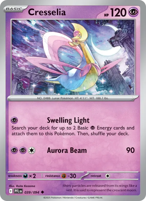 Cresselia 39 card from Phantasmal Flames