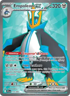 Empoleon ex 114 — Phantasmal Flames