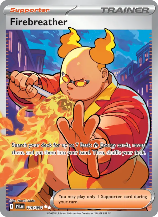Firebreather 119 — Phantasmal Flames 119, Holofoil finish