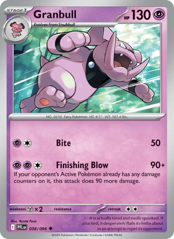 Granbull 38 card from Phantasmal Flames