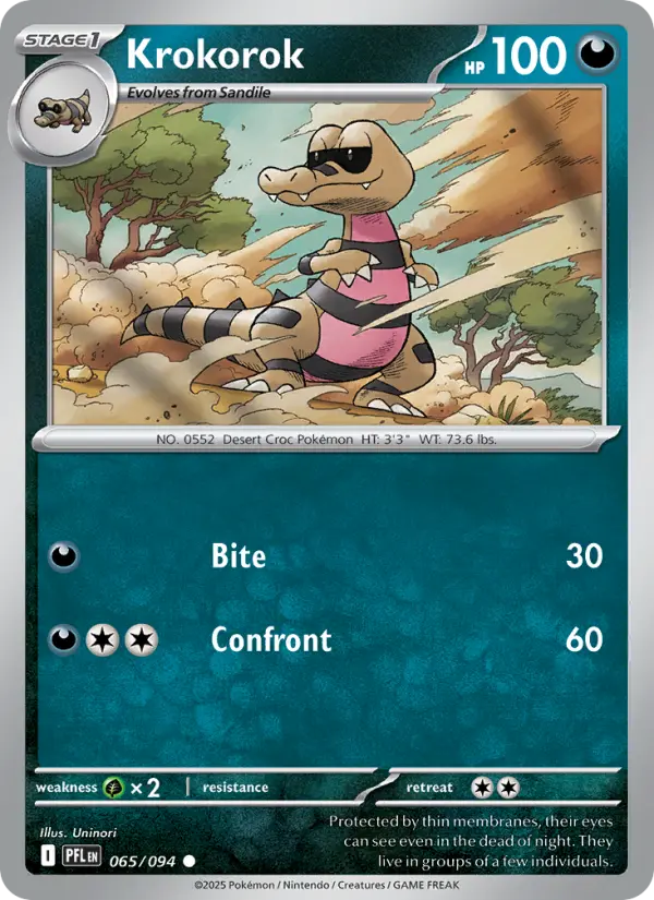 Krokorok 65 card from Phantasmal Flames