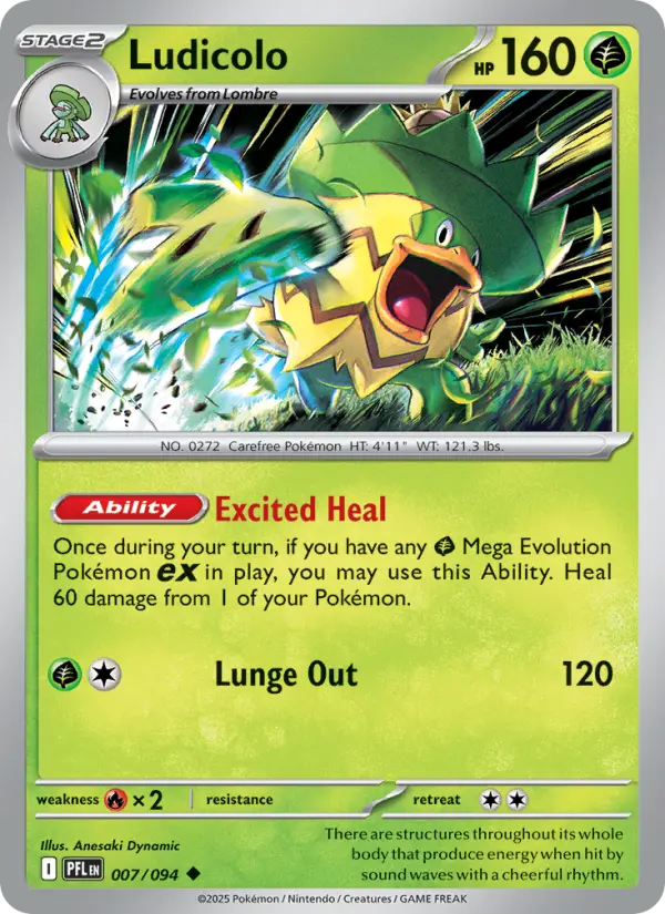 Ludicolo 7 — Phantasmal Flames 7, Normal finish