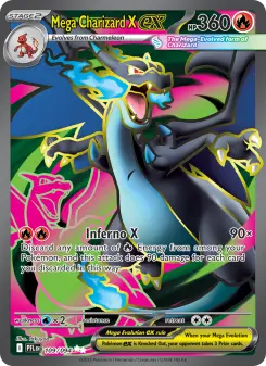 Mega Charizard X ex 109 — Phantasmal Flames