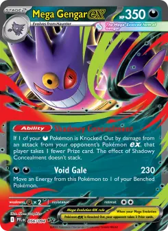Mega Gengar ex — Phantasmal Flames #56