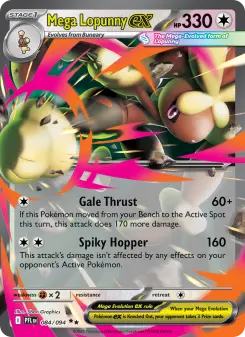 Mega Lopunny ex 84 — Phantasmal Flames