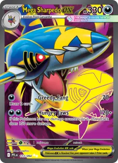 Mega Sharpedo ex — Phantasmal Flames #113