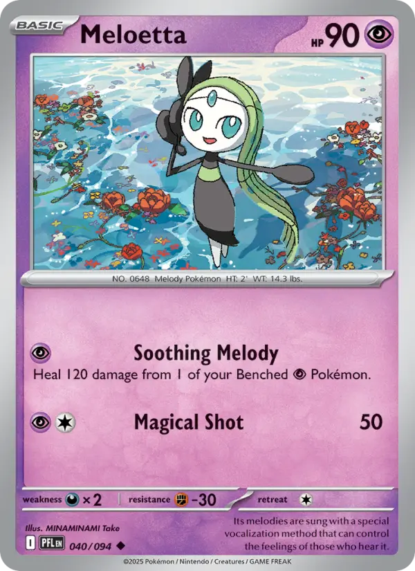 Meloetta 40 — Phantasmal Flames 40, Normal finish