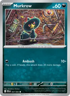 Murkrow — Phantasmal Flames #57