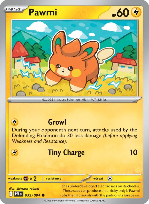 Pawmi 32 card from Phantasmal Flames