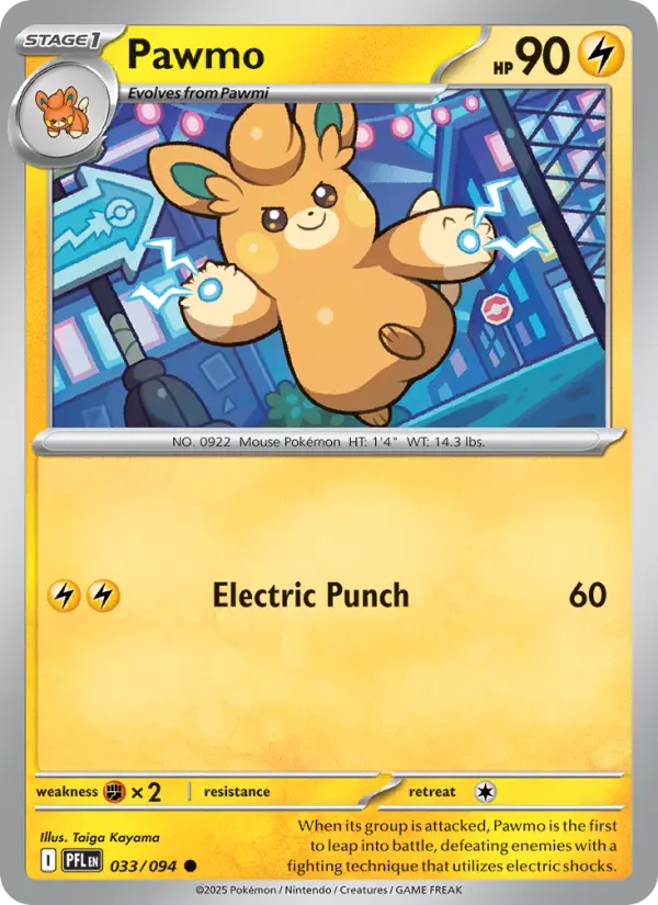 Pawmo 33 card from Phantasmal Flames