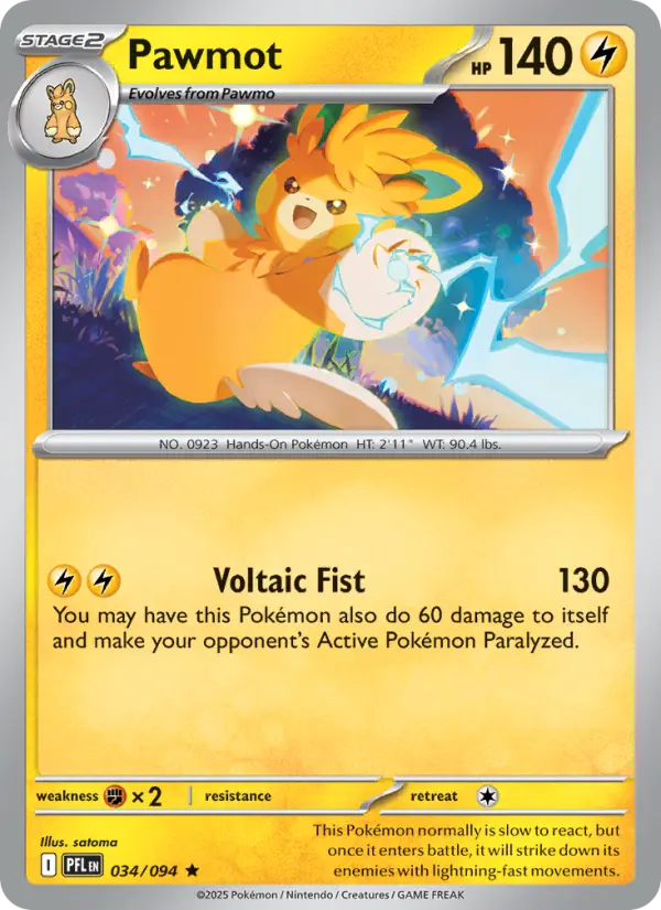 Pawmot 34 card from Phantasmal Flames