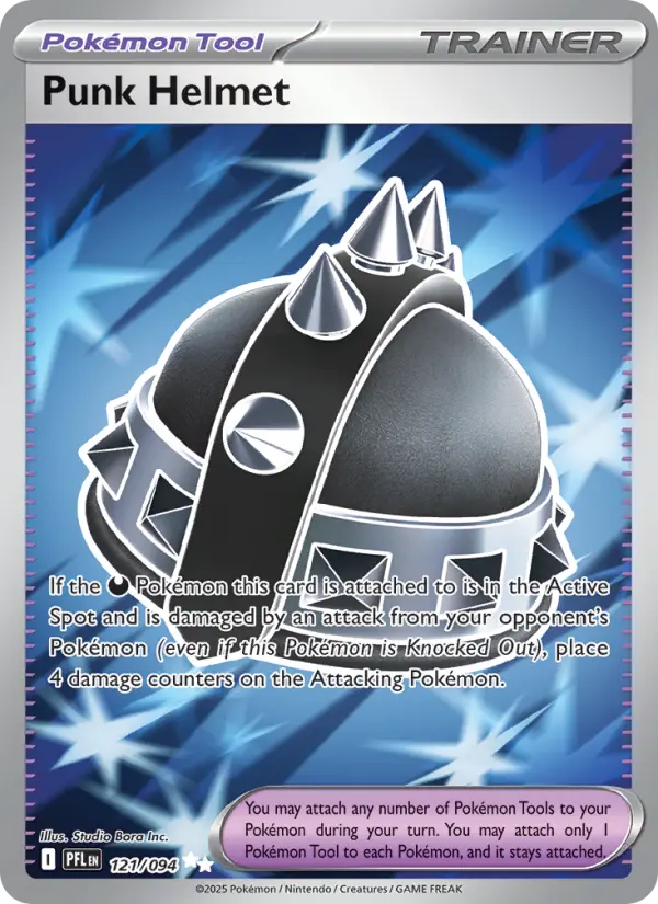 Punk Helmet 121 — Phantasmal Flames 121, Holofoil finish