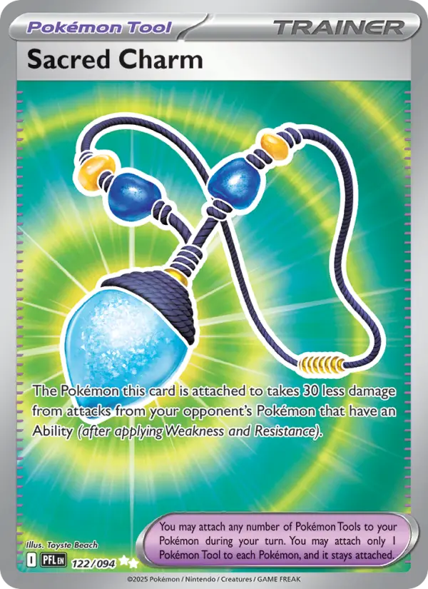 Sacred Charm 122 — Phantasmal Flames 122, Holofoil finish