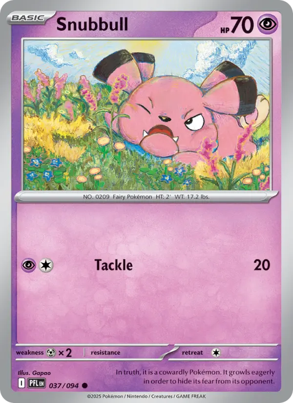 Snubbull 37 card from Phantasmal Flames