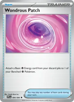 Wondrous Patch 94 — shown as an example of the Reverse Holofoil finish