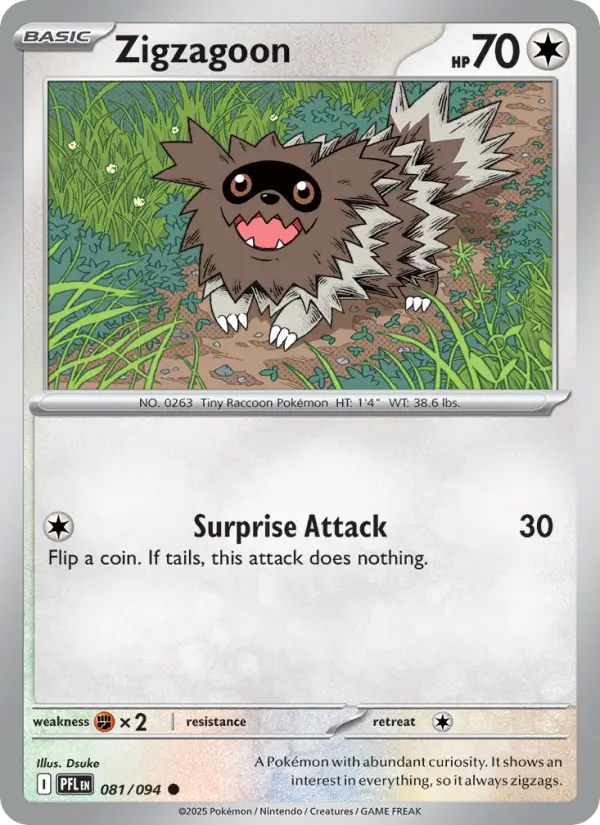 Zigzagoon 81 — Phantasmal Flames 81, Normal finish