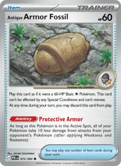 Antique Armor Fossil — Pitch Black 72