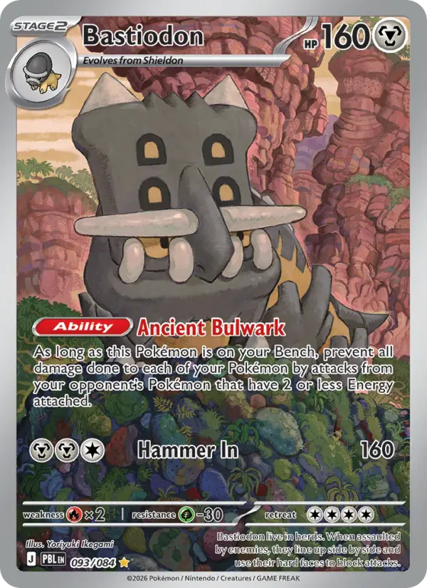 Bastiodon 93 — Pitch Black 93, Holofoil finish