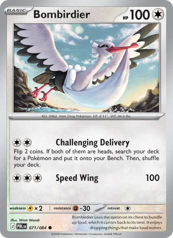 Bombirdier 71 card from Pitch Black