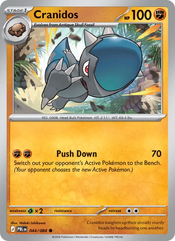 Cranidos 44 card from Pitch Black